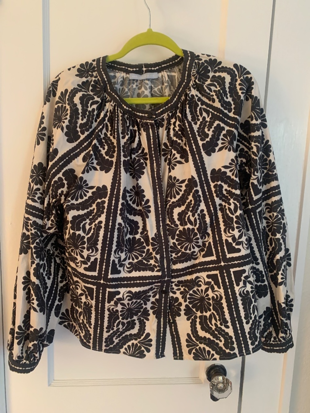 Antonio Melani Blouse L Black and White